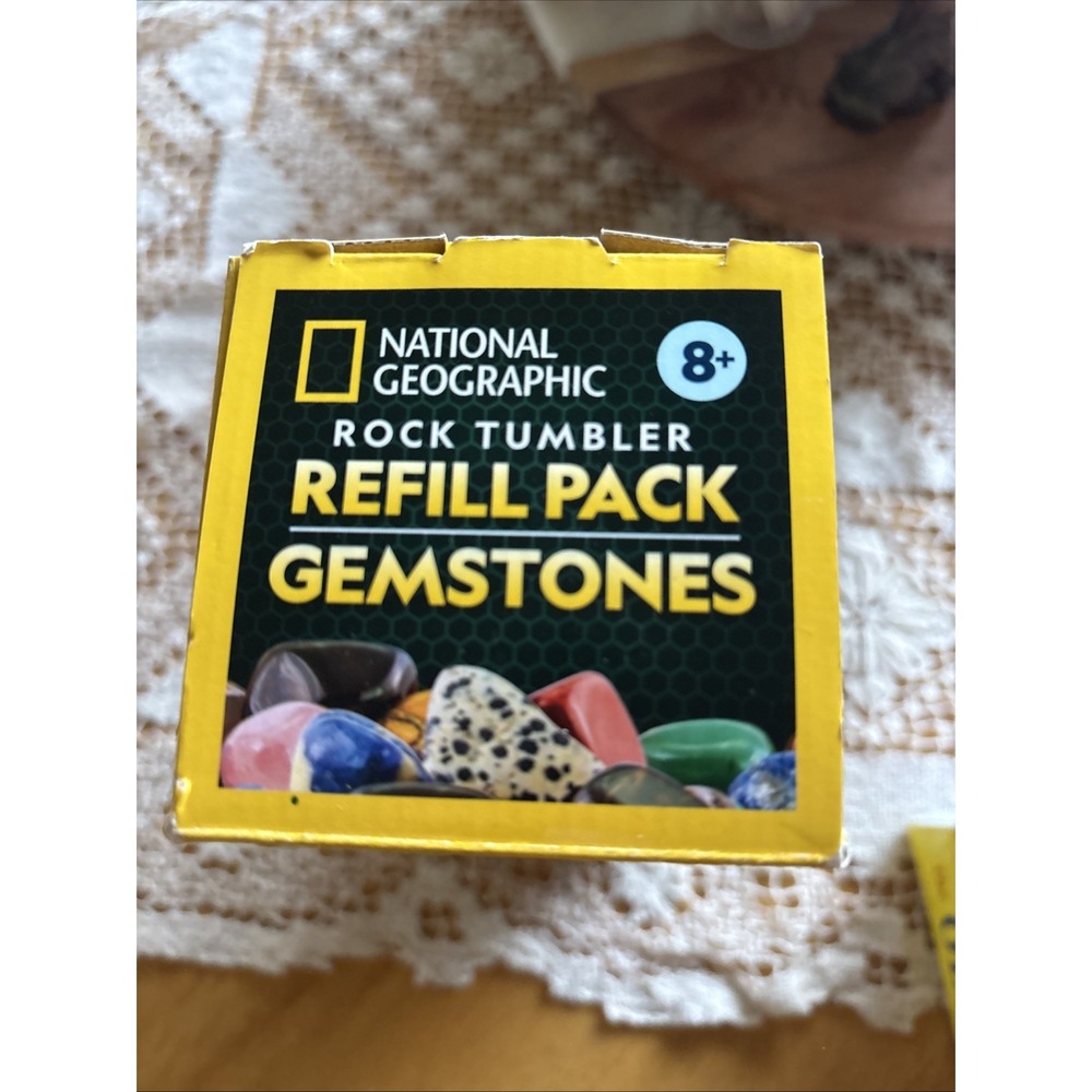 National Geographic Rock Tumbler Refill Kit with Gemstones and Grit